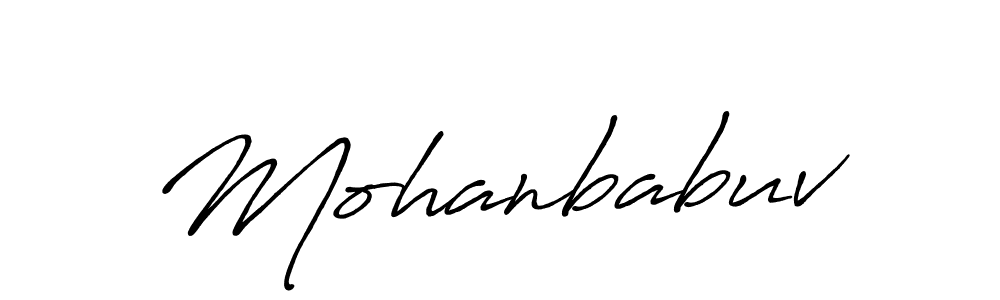 How to Draw Mohanbabuv signature style? Antro_Vectra_Bolder is a latest design signature styles for name Mohanbabuv. Mohanbabuv signature style 7 images and pictures png