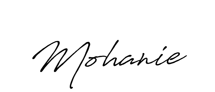Similarly Antro_Vectra_Bolder is the best handwritten signature design. Signature creator online .You can use it as an online autograph creator for name Mohanie. Mohanie signature style 7 images and pictures png