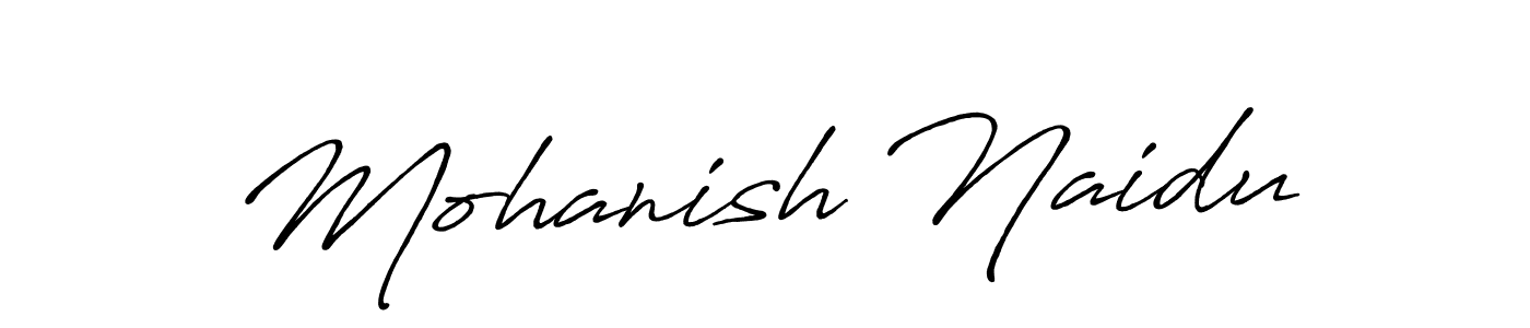 This is the best signature style for the Mohanish Naidu name. Also you like these signature font (Antro_Vectra_Bolder). Mix name signature. Mohanish Naidu signature style 7 images and pictures png