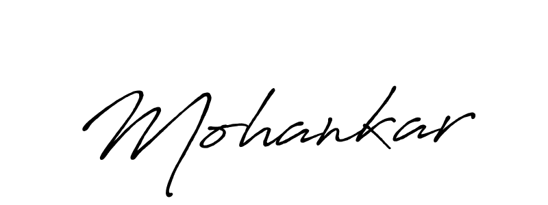 You should practise on your own different ways (Antro_Vectra_Bolder) to write your name (Mohankar) in signature. don't let someone else do it for you. Mohankar signature style 7 images and pictures png