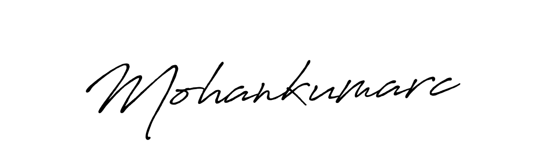 Make a beautiful signature design for name Mohankumarc. With this signature (Antro_Vectra_Bolder) style, you can create a handwritten signature for free. Mohankumarc signature style 7 images and pictures png