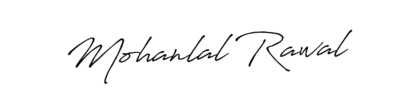 Antro_Vectra_Bolder is a professional signature style that is perfect for those who want to add a touch of class to their signature. It is also a great choice for those who want to make their signature more unique. Get Mohanlal Rawal name to fancy signature for free. Mohanlal Rawal signature style 7 images and pictures png