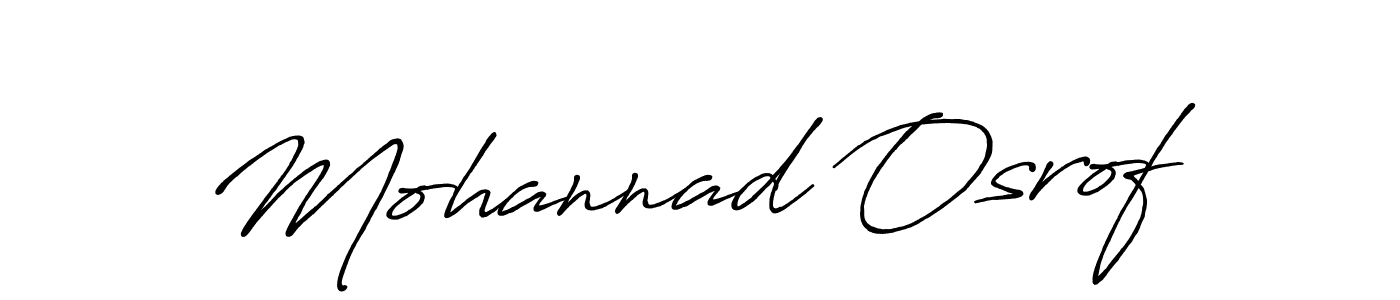 How to make Mohannad Osrof signature? Antro_Vectra_Bolder is a professional autograph style. Create handwritten signature for Mohannad Osrof name. Mohannad Osrof signature style 7 images and pictures png