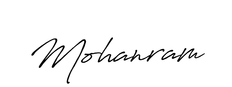 Design your own signature with our free online signature maker. With this signature software, you can create a handwritten (Antro_Vectra_Bolder) signature for name Mohanram. Mohanram signature style 7 images and pictures png