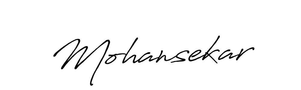 How to make Mohansekar signature? Antro_Vectra_Bolder is a professional autograph style. Create handwritten signature for Mohansekar name. Mohansekar signature style 7 images and pictures png
