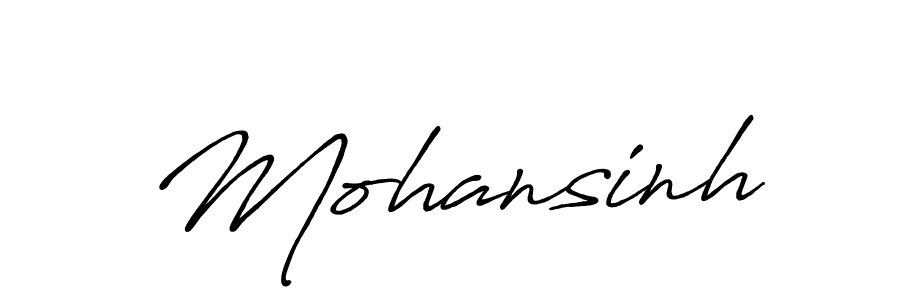 Also You can easily find your signature by using the search form. We will create Mohansinh name handwritten signature images for you free of cost using Antro_Vectra_Bolder sign style. Mohansinh signature style 7 images and pictures png