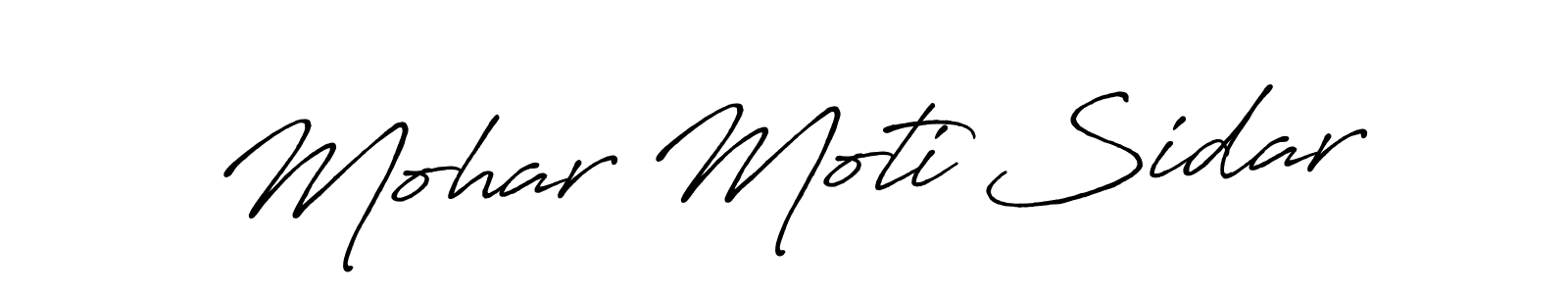 if you are searching for the best signature style for your name Mohar Moti Sidar. so please give up your signature search. here we have designed multiple signature styles  using Antro_Vectra_Bolder. Mohar Moti Sidar signature style 7 images and pictures png