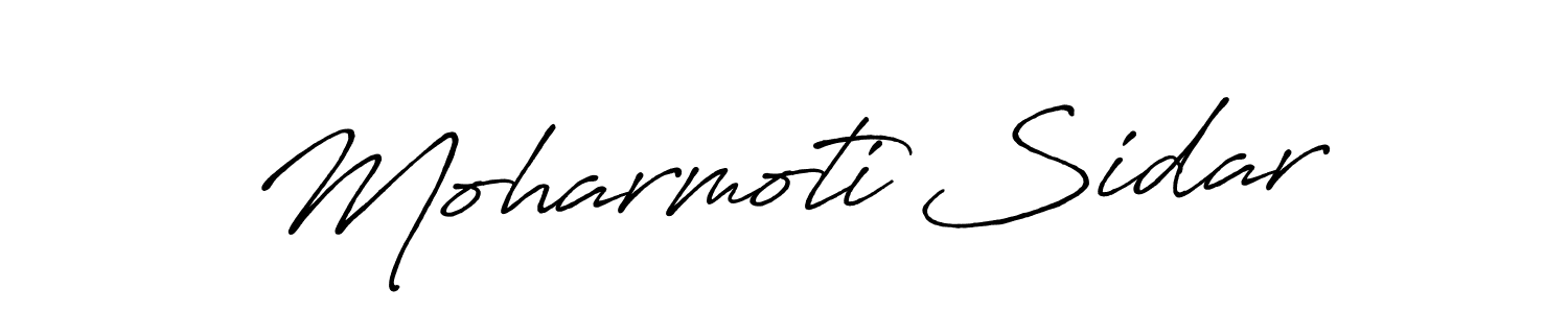 Similarly Antro_Vectra_Bolder is the best handwritten signature design. Signature creator online .You can use it as an online autograph creator for name Moharmoti Sidar. Moharmoti Sidar signature style 7 images and pictures png