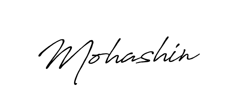 Create a beautiful signature design for name Mohashin. With this signature (Antro_Vectra_Bolder) fonts, you can make a handwritten signature for free. Mohashin signature style 7 images and pictures png