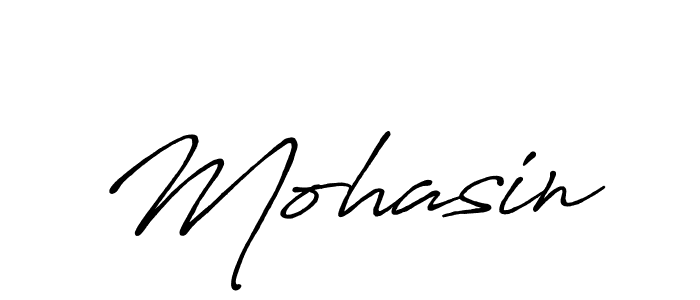 Make a beautiful signature design for name Mohasin. Use this online signature maker to create a handwritten signature for free. Mohasin signature style 7 images and pictures png