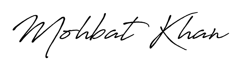 Give your name Mohbat Khan an exquisite flair with the Antro_Vectra_Bolder script font. Ideal for contracts, resumes, and formal letterheads. Mohbat Khan signature style 7 images and pictures png