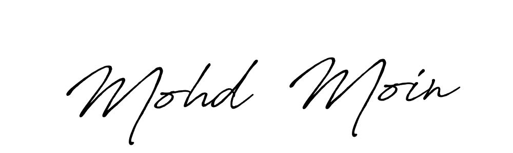 Antro_Vectra_Bolder is a professional signature style that is perfect for those who want to add a touch of class to their signature. It is also a great choice for those who want to make their signature more unique. Get Mohd  Moin name to fancy signature for free. Mohd  Moin signature style 7 images and pictures png