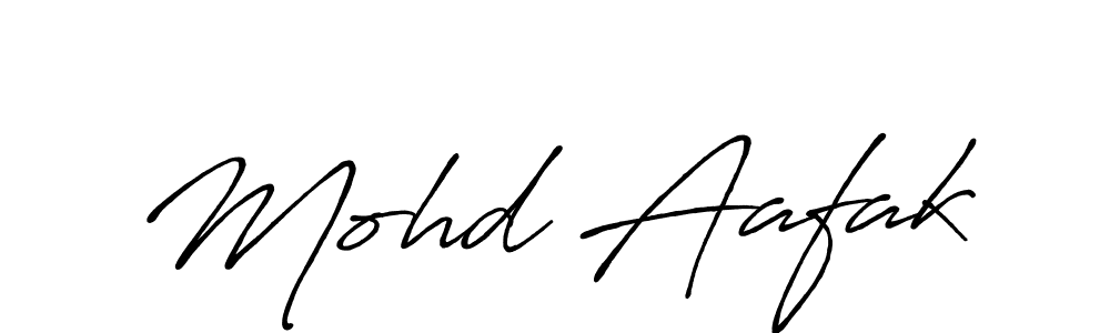 How to make Mohd Aafak name signature. Use Antro_Vectra_Bolder style for creating short signs online. This is the latest handwritten sign. Mohd Aafak signature style 7 images and pictures png