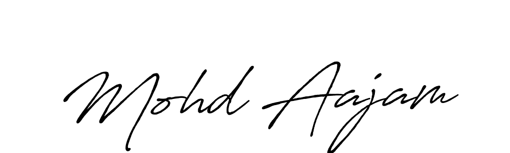Once you've used our free online signature maker to create your best signature Antro_Vectra_Bolder style, it's time to enjoy all of the benefits that Mohd Aajam name signing documents. Mohd Aajam signature style 7 images and pictures png