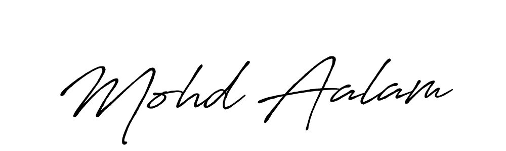 Make a beautiful signature design for name Mohd Aalam. Use this online signature maker to create a handwritten signature for free. Mohd Aalam signature style 7 images and pictures png