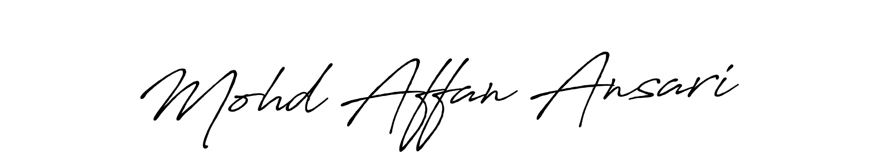 Make a beautiful signature design for name Mohd Affan Ansari. Use this online signature maker to create a handwritten signature for free. Mohd Affan Ansari signature style 7 images and pictures png