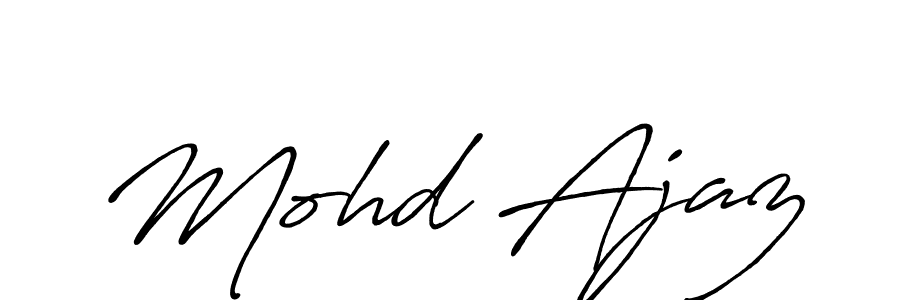 Mohd Ajaz stylish signature style. Best Handwritten Sign (Antro_Vectra_Bolder) for my name. Handwritten Signature Collection Ideas for my name Mohd Ajaz. Mohd Ajaz signature style 7 images and pictures png