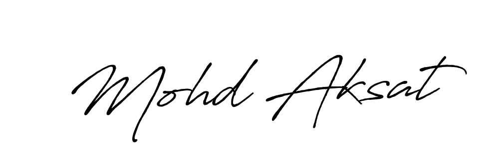 Antro_Vectra_Bolder is a professional signature style that is perfect for those who want to add a touch of class to their signature. It is also a great choice for those who want to make their signature more unique. Get Mohd Aksat name to fancy signature for free. Mohd Aksat signature style 7 images and pictures png