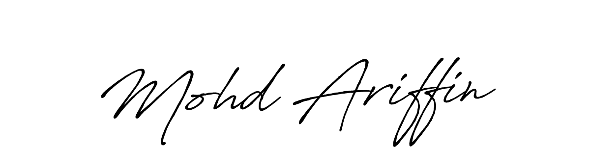 Also You can easily find your signature by using the search form. We will create Mohd Ariffin name handwritten signature images for you free of cost using Antro_Vectra_Bolder sign style. Mohd Ariffin signature style 7 images and pictures png