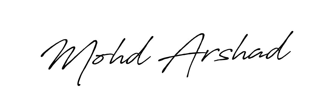 You can use this online signature creator to create a handwritten signature for the name Mohd Arshad. This is the best online autograph maker. Mohd Arshad signature style 7 images and pictures png