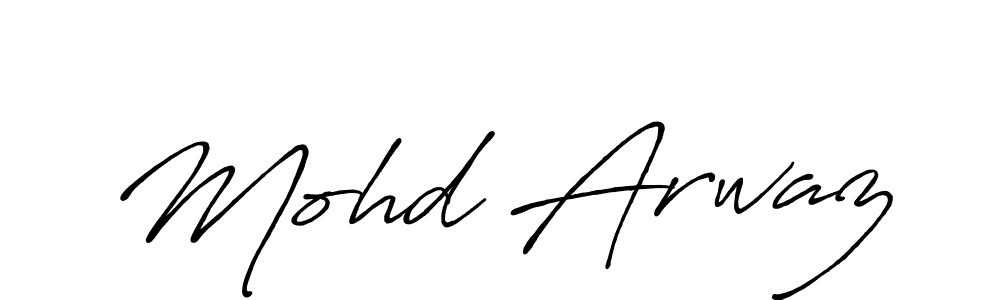 Make a beautiful signature design for name Mohd Arwaz. Use this online signature maker to create a handwritten signature for free. Mohd Arwaz signature style 7 images and pictures png