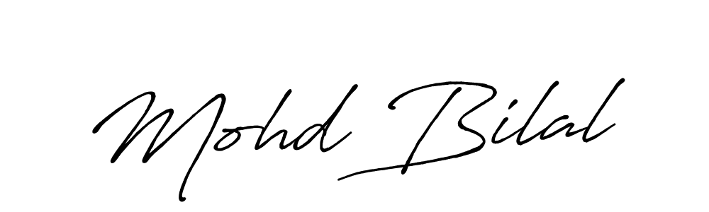 Antro_Vectra_Bolder is a professional signature style that is perfect for those who want to add a touch of class to their signature. It is also a great choice for those who want to make their signature more unique. Get Mohd Bilal name to fancy signature for free. Mohd Bilal signature style 7 images and pictures png