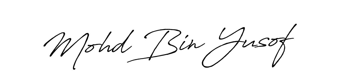 How to Draw Mohd Bin Yusof signature style? Antro_Vectra_Bolder is a latest design signature styles for name Mohd Bin Yusof. Mohd Bin Yusof signature style 7 images and pictures png