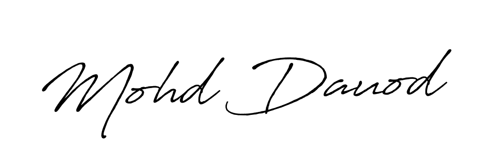 Similarly Antro_Vectra_Bolder is the best handwritten signature design. Signature creator online .You can use it as an online autograph creator for name Mohd Dauod. Mohd Dauod signature style 7 images and pictures png