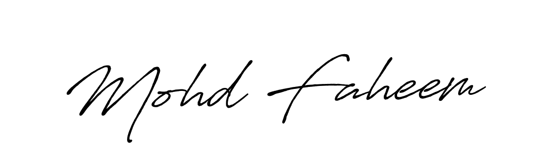 The best way (Antro_Vectra_Bolder) to make a short signature is to pick only two or three words in your name. The name Mohd Faheem include a total of six letters. For converting this name. Mohd Faheem signature style 7 images and pictures png