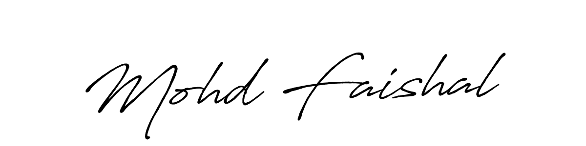 Make a beautiful signature design for name Mohd Faishal. Use this online signature maker to create a handwritten signature for free. Mohd Faishal signature style 7 images and pictures png
