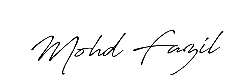 Make a beautiful signature design for name Mohd Fazil. Use this online signature maker to create a handwritten signature for free. Mohd Fazil signature style 7 images and pictures png