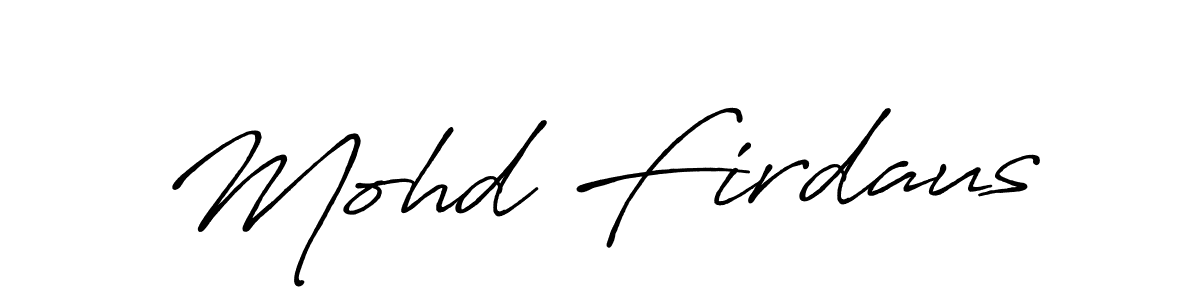 if you are searching for the best signature style for your name Mohd Firdaus. so please give up your signature search. here we have designed multiple signature styles  using Antro_Vectra_Bolder. Mohd Firdaus signature style 7 images and pictures png