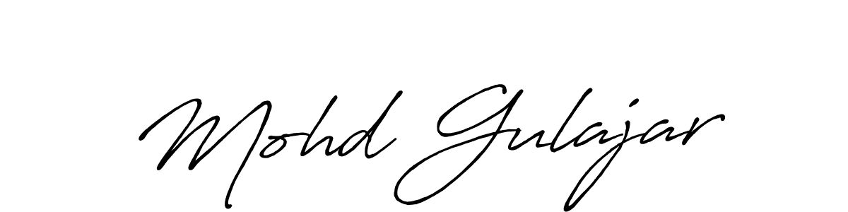 Make a beautiful signature design for name Mohd Gulajar. With this signature (Antro_Vectra_Bolder) style, you can create a handwritten signature for free. Mohd Gulajar signature style 7 images and pictures png