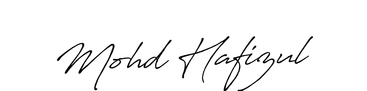 Make a beautiful signature design for name Mohd Hafizul. With this signature (Antro_Vectra_Bolder) style, you can create a handwritten signature for free. Mohd Hafizul signature style 7 images and pictures png