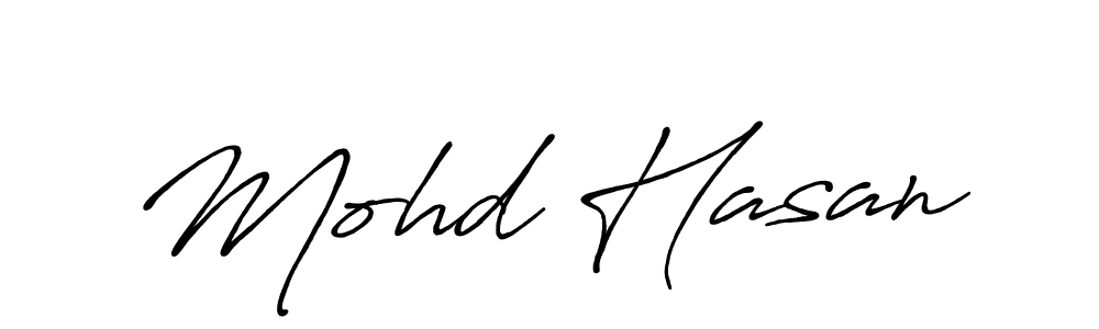 Make a beautiful signature design for name Mohd Hasan. Use this online signature maker to create a handwritten signature for free. Mohd Hasan signature style 7 images and pictures png