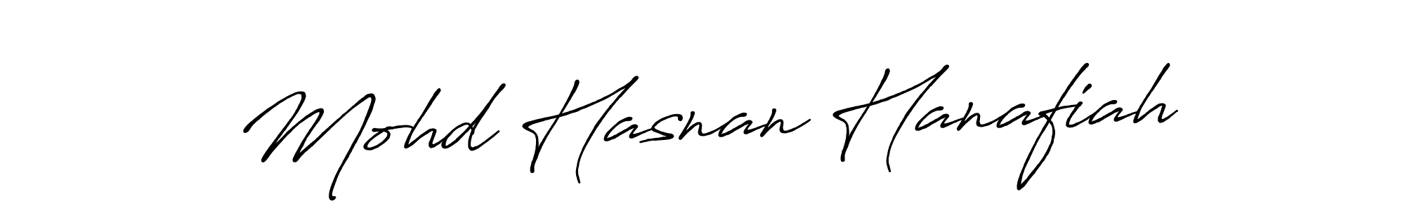 Antro_Vectra_Bolder is a professional signature style that is perfect for those who want to add a touch of class to their signature. It is also a great choice for those who want to make their signature more unique. Get Mohd Hasnan Hanafiah name to fancy signature for free. Mohd Hasnan Hanafiah signature style 7 images and pictures png