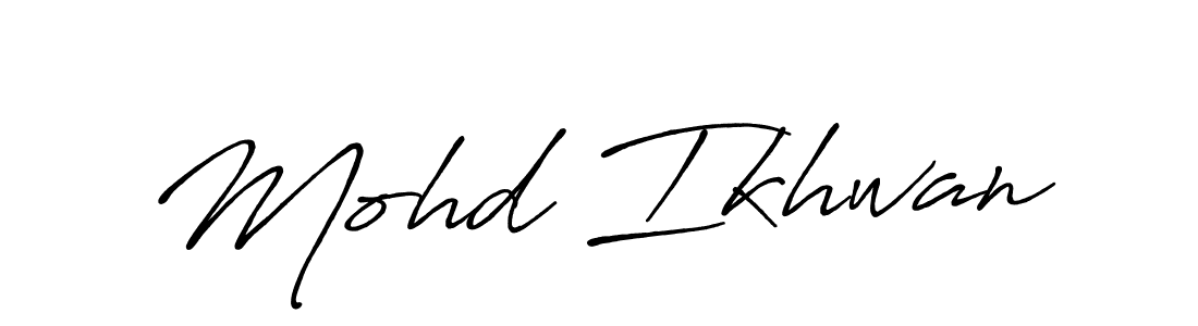 The best way (Antro_Vectra_Bolder) to make a short signature is to pick only two or three words in your name. The name Mohd Ikhwan include a total of six letters. For converting this name. Mohd Ikhwan signature style 7 images and pictures png