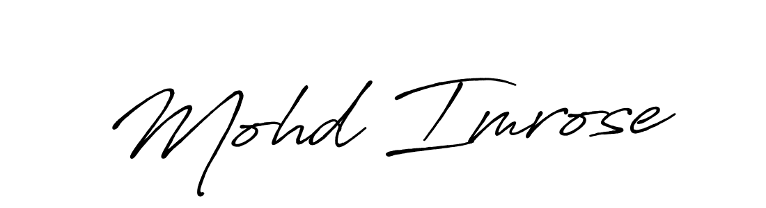 You can use this online signature creator to create a handwritten signature for the name Mohd Imrose. This is the best online autograph maker. Mohd Imrose signature style 7 images and pictures png