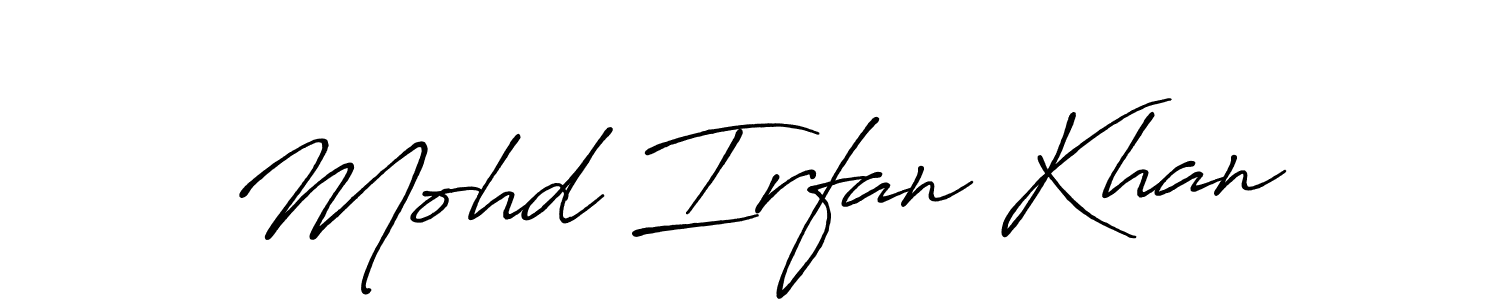 This is the best signature style for the Mohd Irfan Khan name. Also you like these signature font (Antro_Vectra_Bolder). Mix name signature. Mohd Irfan Khan signature style 7 images and pictures png