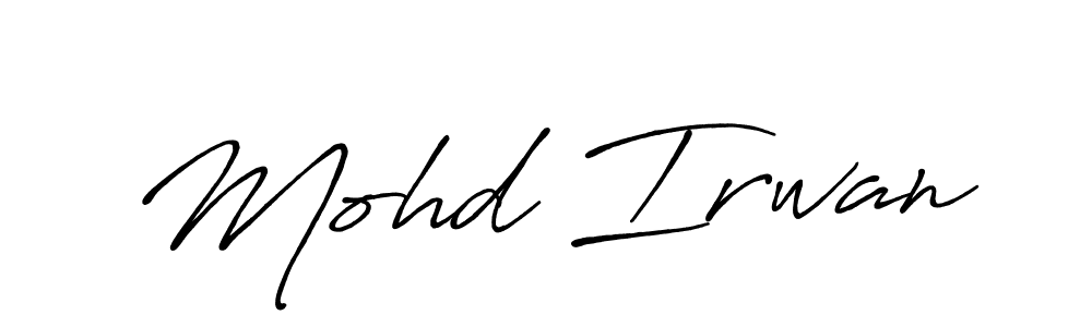Once you've used our free online signature maker to create your best signature Antro_Vectra_Bolder style, it's time to enjoy all of the benefits that Mohd Irwan name signing documents. Mohd Irwan signature style 7 images and pictures png