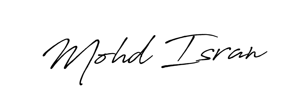 Similarly Antro_Vectra_Bolder is the best handwritten signature design. Signature creator online .You can use it as an online autograph creator for name Mohd Isran. Mohd Isran signature style 7 images and pictures png