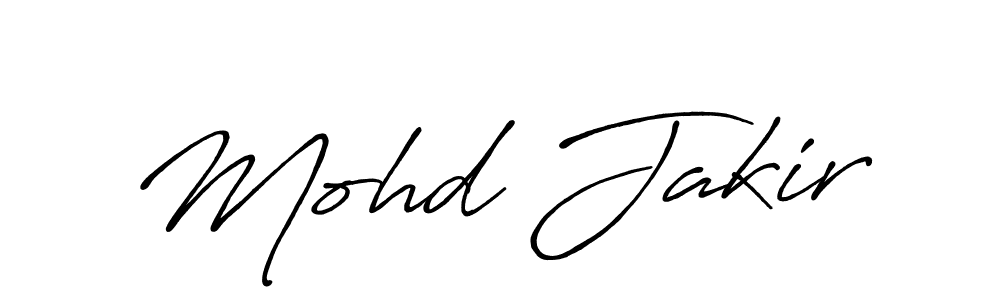 How to make Mohd Jakir signature? Antro_Vectra_Bolder is a professional autograph style. Create handwritten signature for Mohd Jakir name. Mohd Jakir signature style 7 images and pictures png