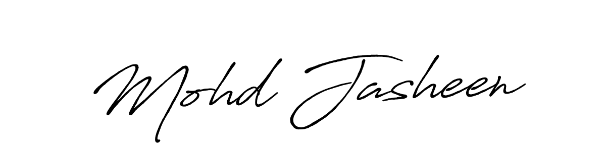 Create a beautiful signature design for name Mohd Jasheen. With this signature (Antro_Vectra_Bolder) fonts, you can make a handwritten signature for free. Mohd Jasheen signature style 7 images and pictures png