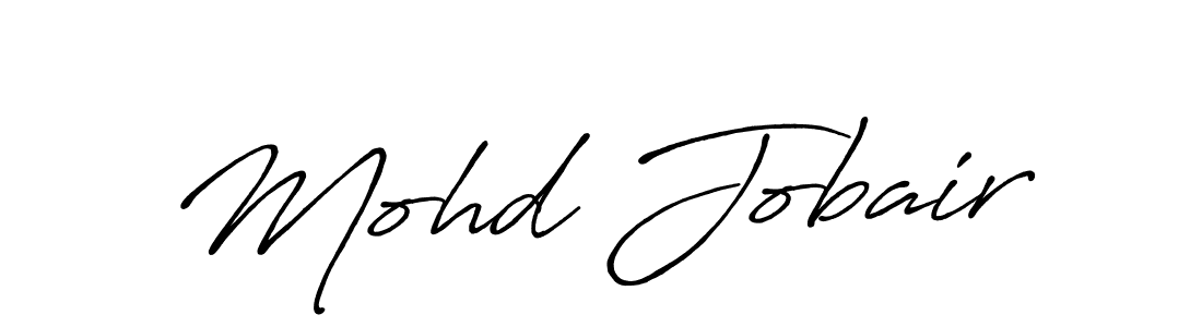 Design your own signature with our free online signature maker. With this signature software, you can create a handwritten (Antro_Vectra_Bolder) signature for name Mohd Jobair. Mohd Jobair signature style 7 images and pictures png