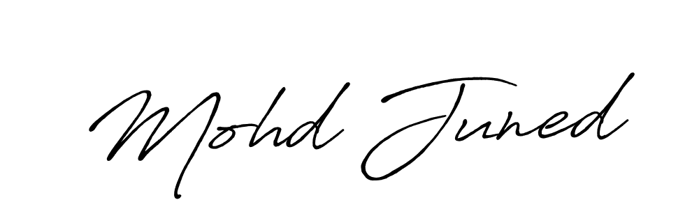 Similarly Antro_Vectra_Bolder is the best handwritten signature design. Signature creator online .You can use it as an online autograph creator for name Mohd Juned. Mohd Juned signature style 7 images and pictures png
