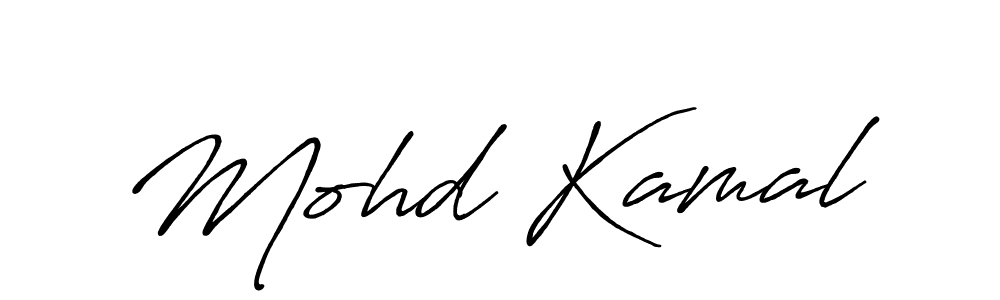 Create a beautiful signature design for name Mohd Kamal. With this signature (Antro_Vectra_Bolder) fonts, you can make a handwritten signature for free. Mohd Kamal signature style 7 images and pictures png