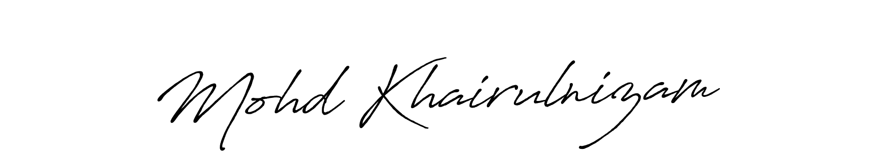 You can use this online signature creator to create a handwritten signature for the name Mohd Khairulnizam. This is the best online autograph maker. Mohd Khairulnizam signature style 7 images and pictures png