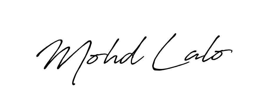 The best way (Antro_Vectra_Bolder) to make a short signature is to pick only two or three words in your name. The name Mohd Lalo include a total of six letters. For converting this name. Mohd Lalo signature style 7 images and pictures png