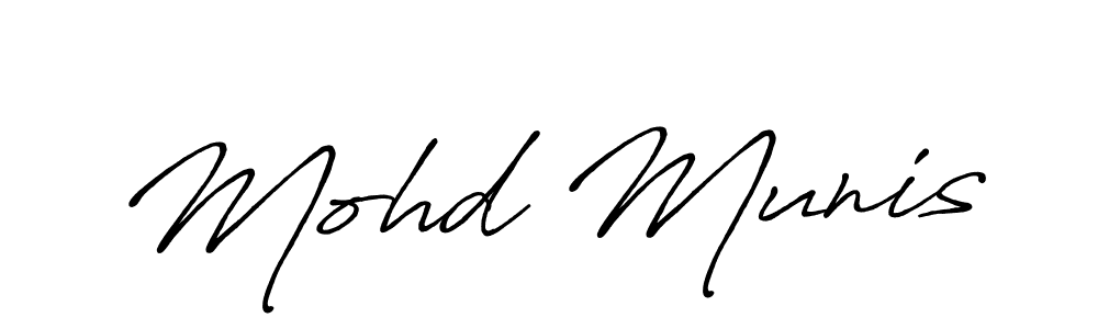 You can use this online signature creator to create a handwritten signature for the name Mohd Munis. This is the best online autograph maker. Mohd Munis signature style 7 images and pictures png