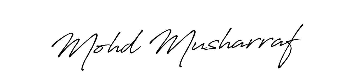 You should practise on your own different ways (Antro_Vectra_Bolder) to write your name (Mohd Musharraf) in signature. don't let someone else do it for you. Mohd Musharraf signature style 7 images and pictures png